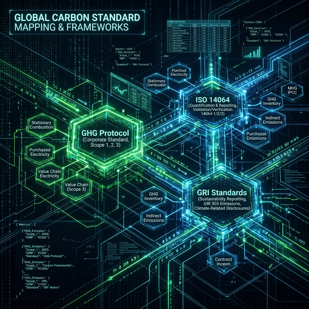 How to Map GHG Protocol Scopes 1-3 to ISO 14064 and GRI Standards